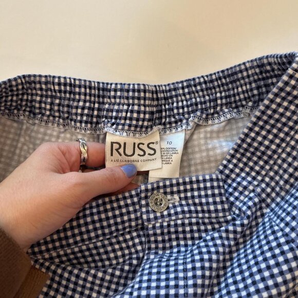 Blue Checkerboard Capris ☆ - Picture 5 of 6